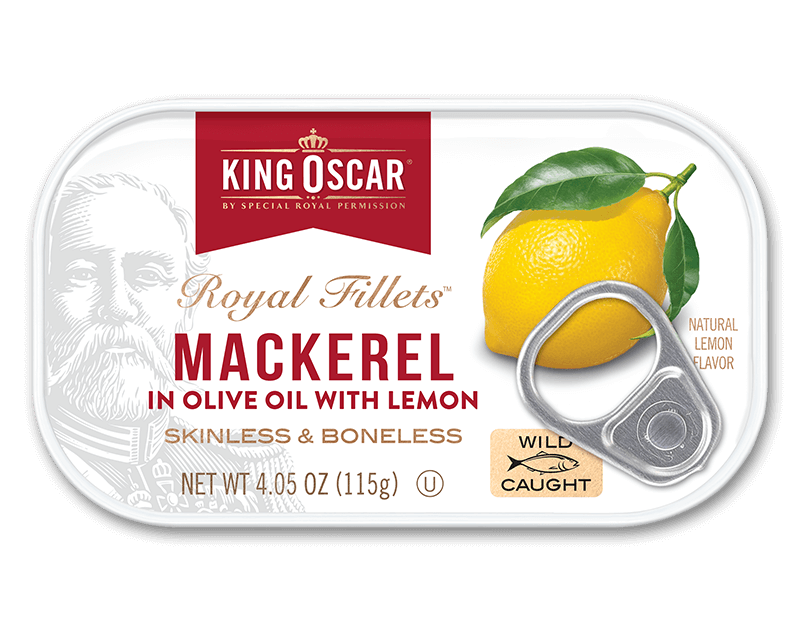 Skinless & Boneless Mackerel Fillets with Lemon